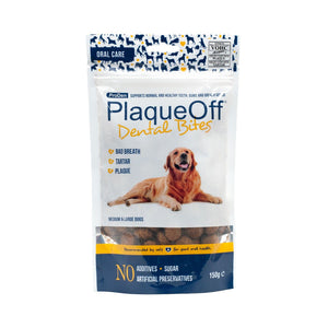 Proden plaqueoff dental bites dog