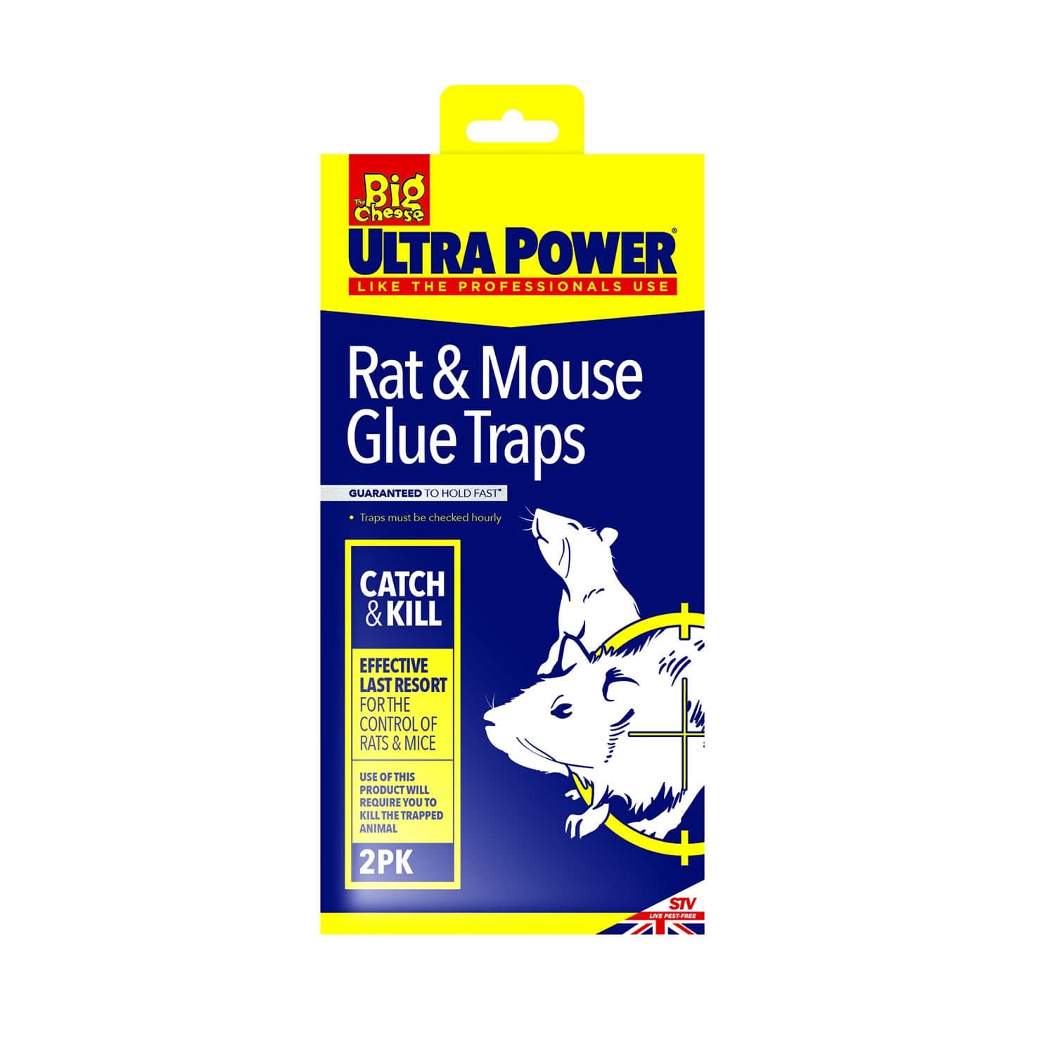 The big cheese ultra power rat & mouse glue trap