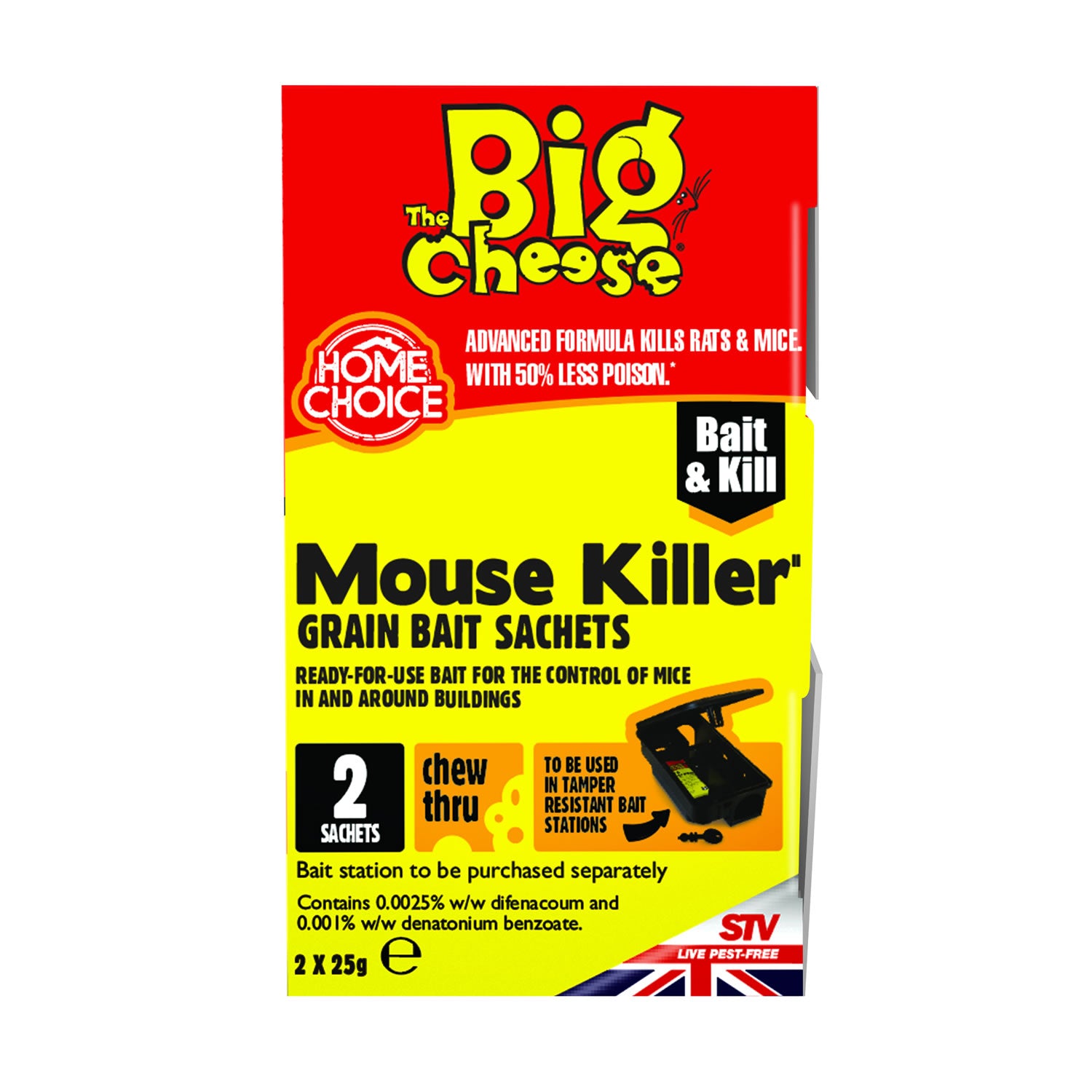 The Big Cheese Mouse Killer Grain Bait