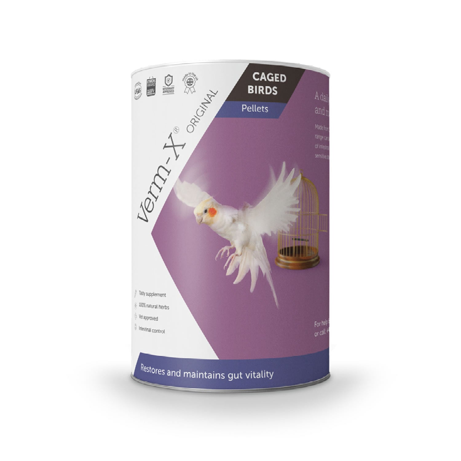 Verm-X Original Pellets For Caged Birds