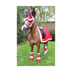 Hy Equestrian Christmas Santa Over Reach Boots