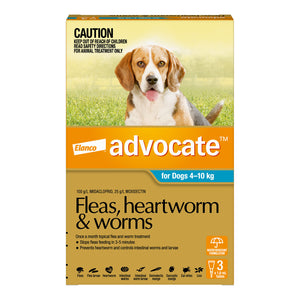 Advocate Spot-On Solution 100 mg for Medium Dogs (4 - 10 kg)