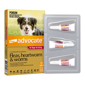 Advocate Spot-On Solution 250 mg for Large Dogs (10 - 25 kg)