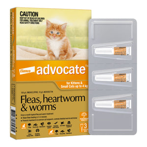 Advocate Spot-On Solution 40 mg for Small Cats (0 - 4 kg)