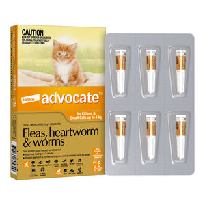 Advocate Spot-On Solution 40 mg for Small Cats (0 - 4 kg)