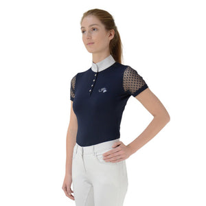 Hy Equestrian Lyvia Lace Show Shirt